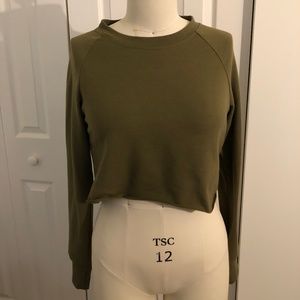 Green Pullover Sweatshirt